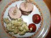 Schweinefilet - gefüllt im Speckmäntelchen - Rezept