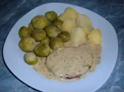 Rezept: Fleisch : Kasseler -Minutensteaks mit Rosenkohl Fleisch : Kasseler -Minutensteaks mit Rosenkohl - Rezept