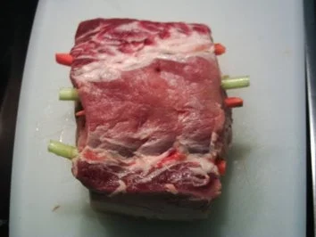 Fleischgerichte:Gespickter Karreebraten - Rezept - Bild Nr. 9