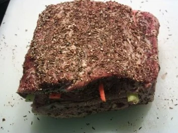 Fleischgerichte:Gespickter Karreebraten - Rezept - Bild Nr. 11