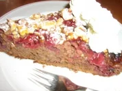 Kirschtarte mit Datteln und Walnüssen - Rezept