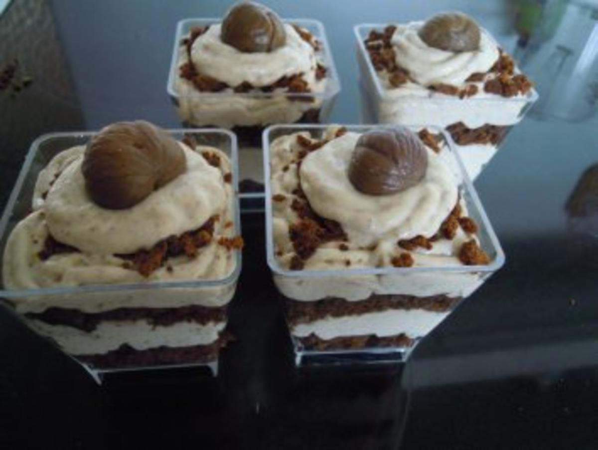Maroni Creme - Dessert - Rezept - Bild Nr. 6