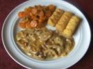 Kasseler Steaks in zwiebeliger Honig - Senf - Soße - Rezept