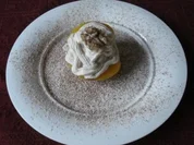 Rezept: Zimt - Mascarponecreme auf Pfirsich Zimt - Mascarponecreme auf Pfirsich - Rezept