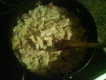 Nudeln in Schinken-Zwiebel-Käsesoße - Rezept - Bild Nr. 8