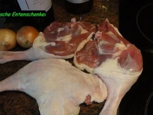 Geflügel:   ENTENSCHENKEL - Rezept - Bild Nr. 2