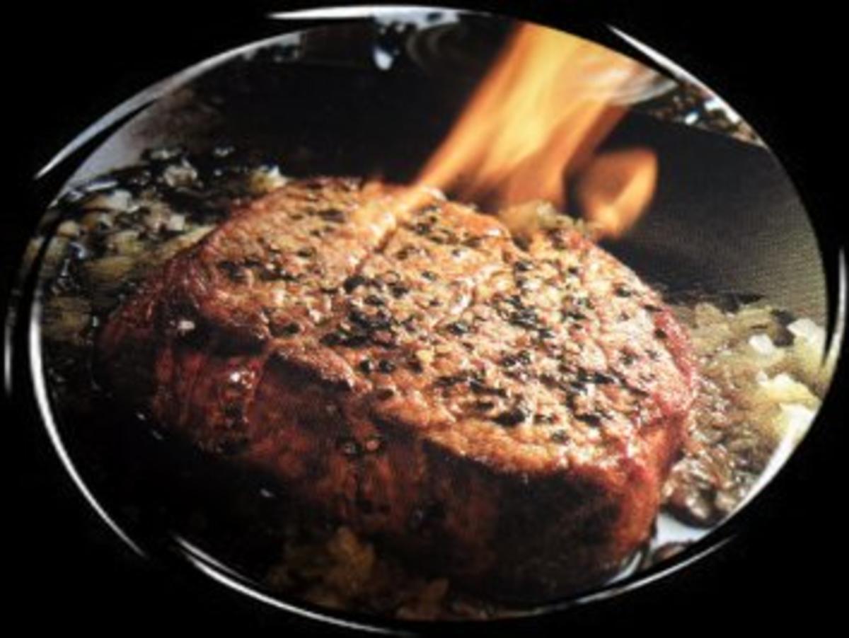 Flambiertes Pfeffersteak - Rezept mit Bild - kochbar.de