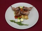 Wachtel mit frischem Gemüse und Kartoffeln - Rezept