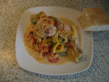 Pollo con rajas à la Juan - Rezept - Bild Nr. 4