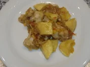 Hähnchenflügel mit fritierten Kartoffeln - Rezept