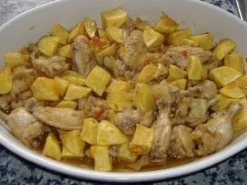 Hähnchenflügel mit fritierten Kartoffeln - Rezept - Bild Nr. 6