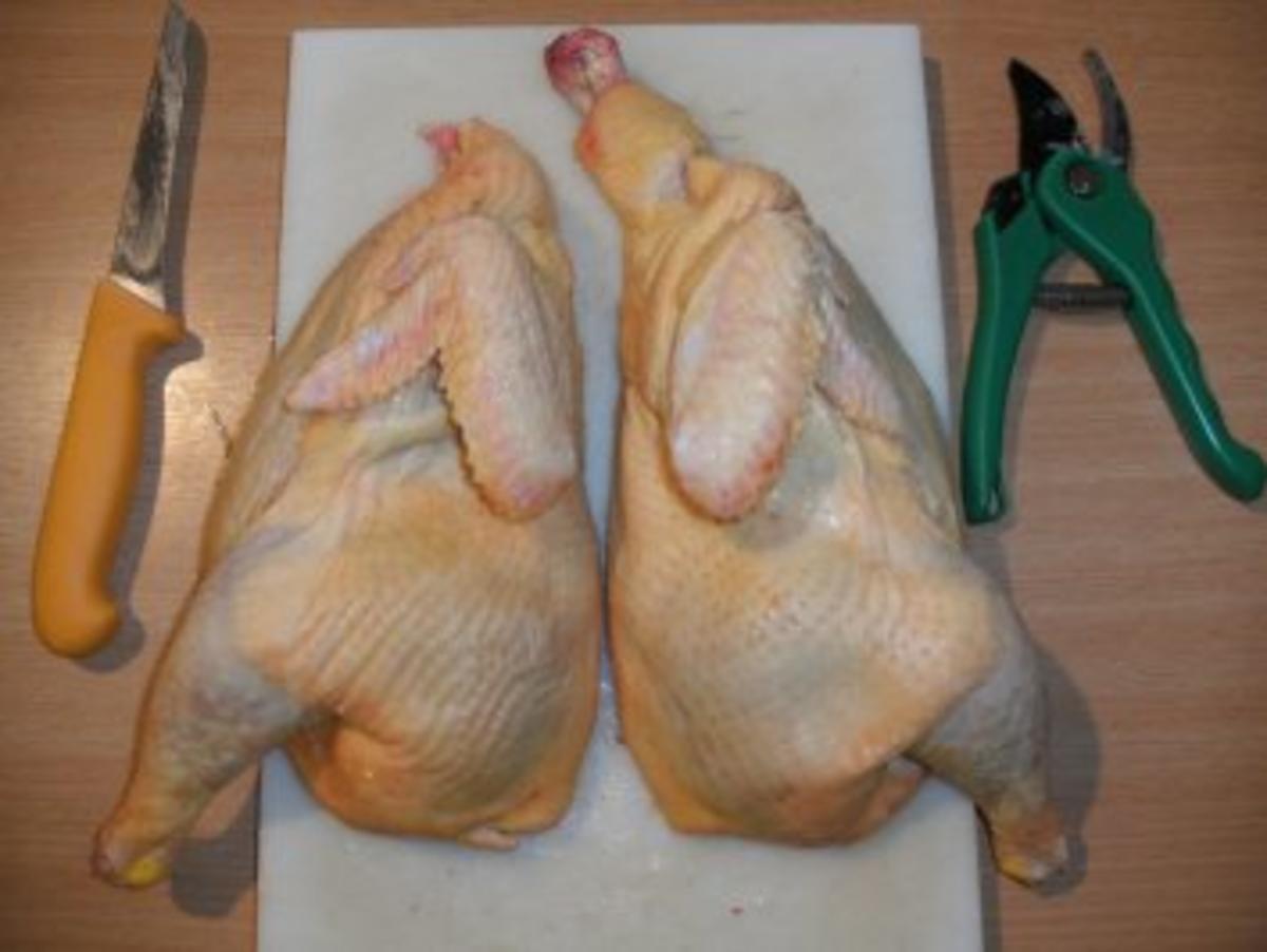 Fleisch: Was macht man alles aus einem Huhn - Rezept - Bild Nr. 4