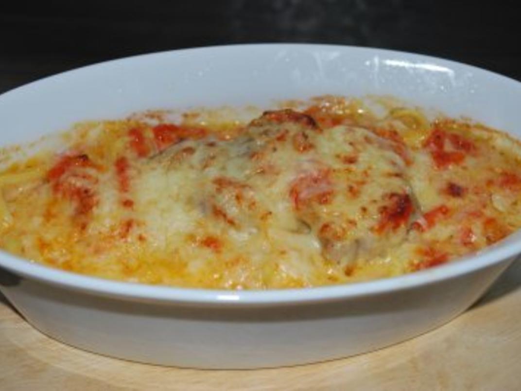 Gratinierte Schweinefilet Spätzle Pfanne - schnell &amp; einfach - von Anni2000