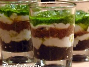 Tricolore im Glas - Rezept
