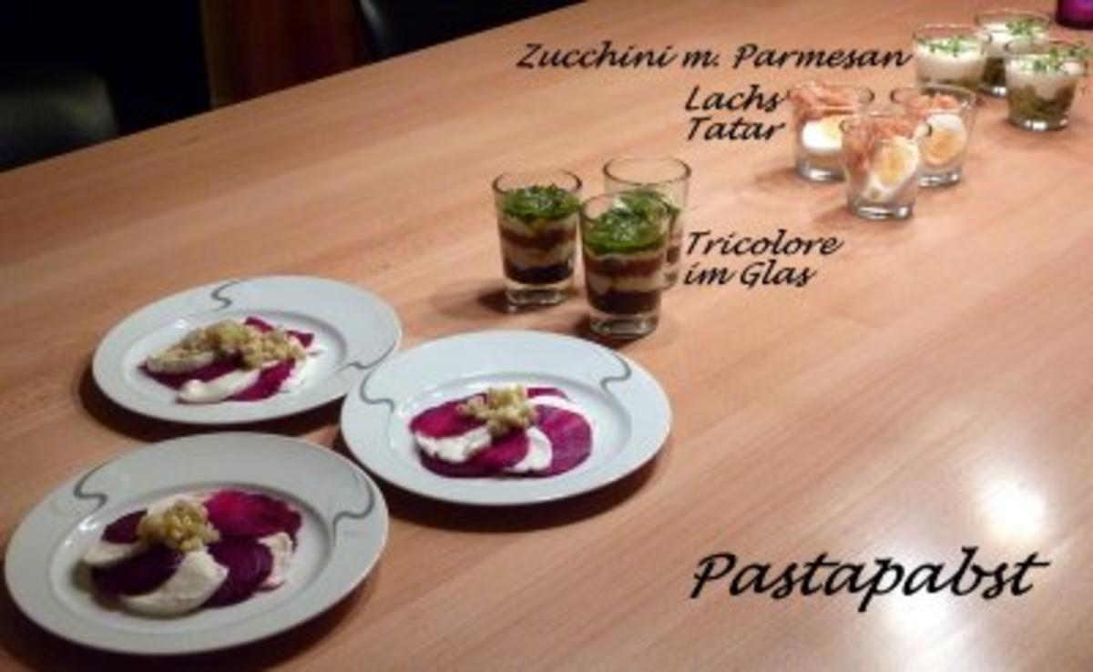 Zucchini mit Parmesancreme im Glas - Rezept - Bild Nr. 2