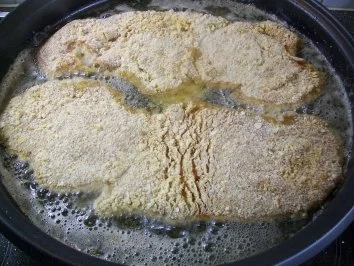 Wiener Schnitzel an grünem Kartoffelsalat - Rezept - Bild Nr. 2