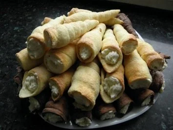 Schillerlocken Schaumrollen - Rezept