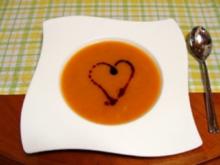 Kürbis-Suppe mit Garnelen - Rezept