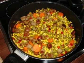 Bratwurstpfanne - Rezept - Bild Nr. 3