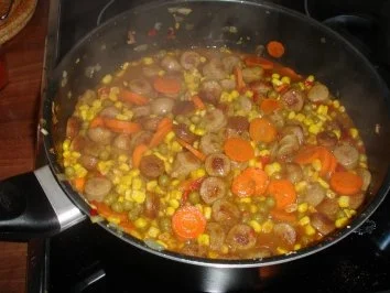 Bratwurstpfanne - Rezept - Bild Nr. 4