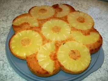 Gestürzter Anananskuchen - Rezept