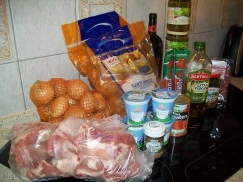 Rippchen mit Kartoffelbrei und Bohnen - Rezept