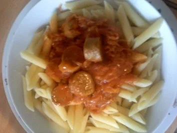 Rezept: Sauerkrauttopf mit Penne Sauerkrauttopf mit Penne - Rezept