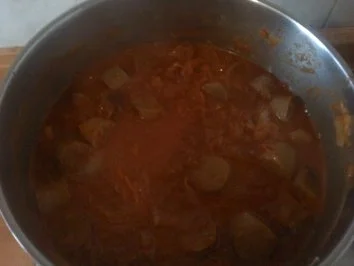 Rezept: Sauerkrauttopf mit Penne Bild Nr. 2 Sauerkrauttopf mit Penne - Rezept - Bild Nr. 2