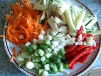 Asiatische Garnelenpfanne - Rezept - Bild Nr. 3