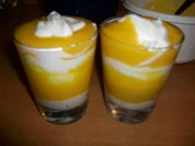 Quark Pfirsich Dessert - Rezept