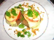 Überbackene Tomaten-Burger - Rezept