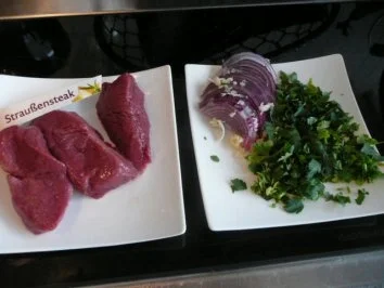 FLEISCH:Straußensteak & Crespelle Pfifferling - Rezept - Bild Nr. 3