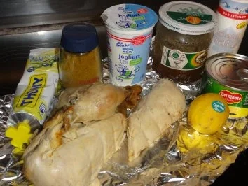 Rezept: Hühnchen Curry Salat mit Ananas Bild Nr. 2 Hühnchen Curry Salat mit Ananas - Rezept - Bild Nr. 2