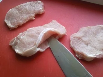 Rezept: Kräuterschnitzel gefüllt Bild Nr. 2 Kräuterschnitzel gefüllt - Rezept - Bild Nr. 2