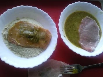 Rezept: Kräuterschnitzel gefüllt Bild Nr. 5 Kräuterschnitzel gefüllt - Rezept - Bild Nr. 5