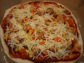 Rezept: Pizza Barbecue Style Bild Nr. 8 Pizza Barbecue Style - Rezept - Bild Nr. 8