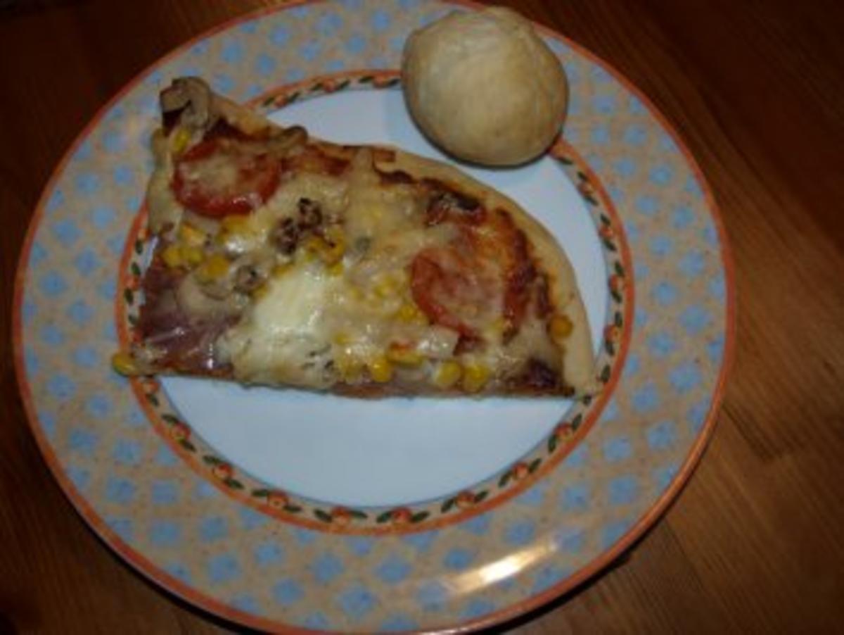 Pizza aus Resten - Rezept