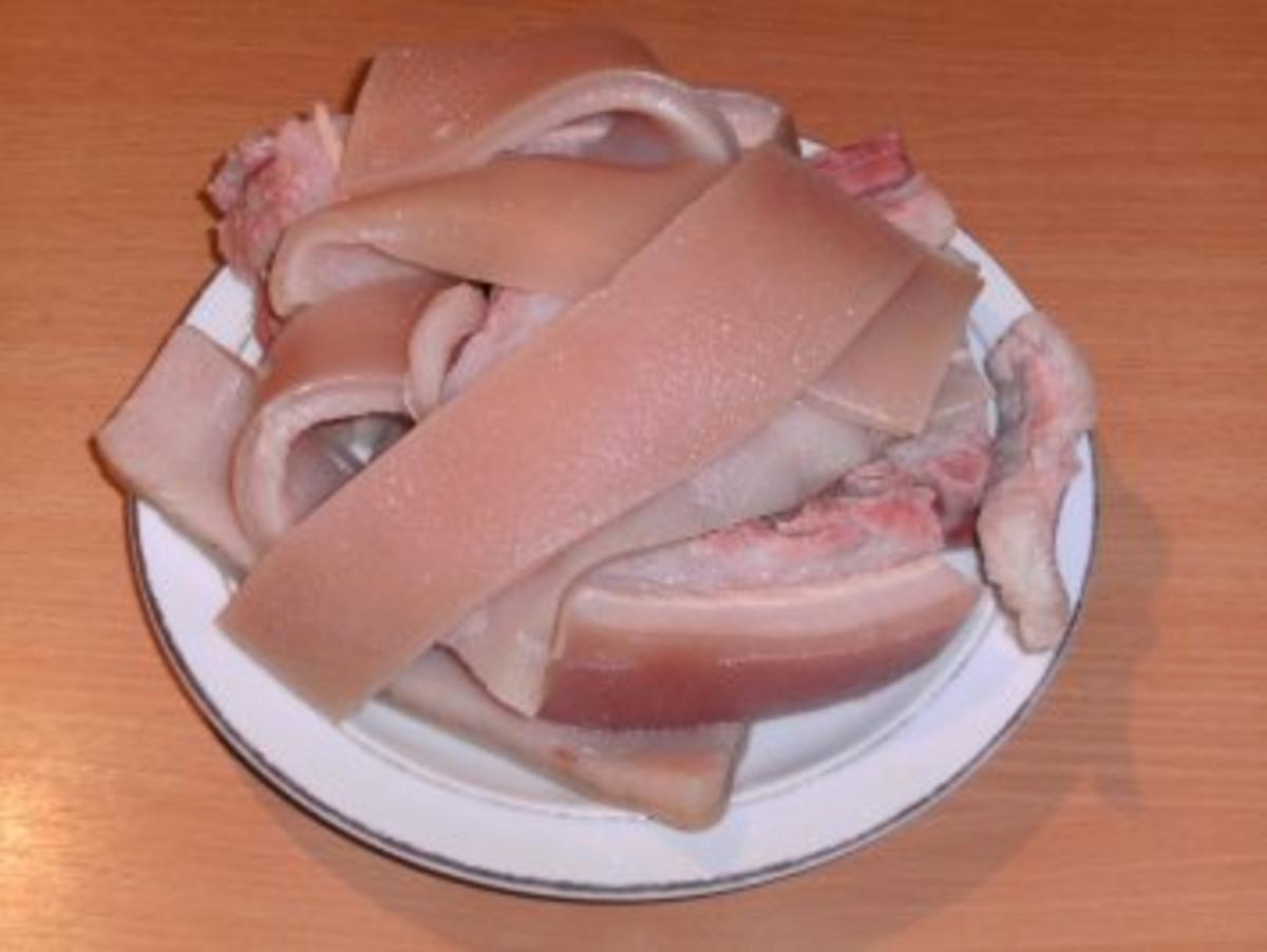 Wursten: Schwartentöpfchen mit Schweinebauch - Rezept - Bild Nr. 6