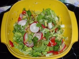 Bunter Salat mit Hähnchenstreifen - Rezept - Bild Nr. 5