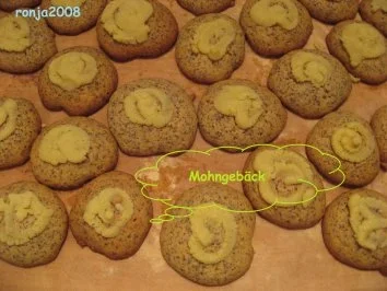 Weihnachtsplätzchen- Mohngebäck - Rezept