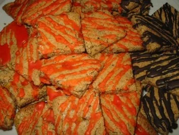 ... Nussige Orangenwürfel.... - Rezept