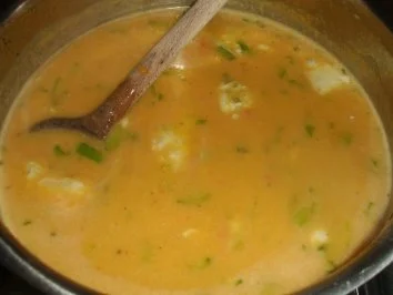 Gorgonzola-Kürbis-Suppe - Rezept - Bild Nr. 4