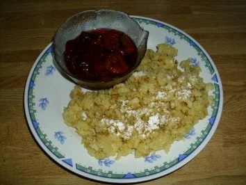 Rezept: Topfenriebel Topfenriebel - Rezept