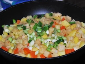 Knollen und Wurzeln im Safran-Rahm... - Rezept - Bild Nr. 3