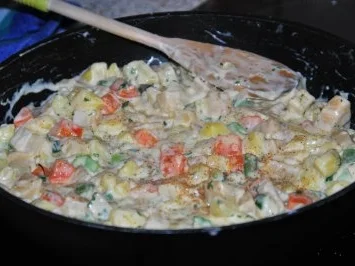 Knollen und Wurzeln im Safran-Rahm... - Rezept - Bild Nr. 4