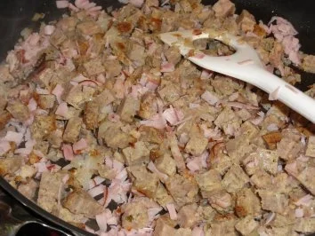 Hackbraten-Fleckerlpfanne - Rezept - Bild Nr. 3