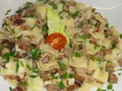 Hackbraten-Fleckerlpfanne - Rezept