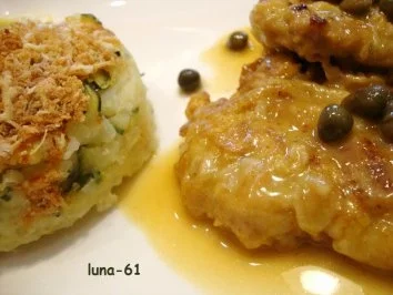 SCALOPPINE AL LIMONE E CAPPERI - Kalbsschnitzel an Zitronen-Kapernsauce - Rezept - Bild Nr. 8