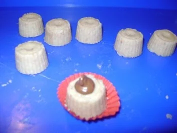 Kastanienpralinen mit Nougathäubchen - Rezept - Bild Nr. 3