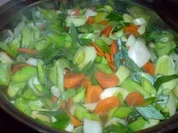 Porree-Hühnchen-Suppe - Rezept